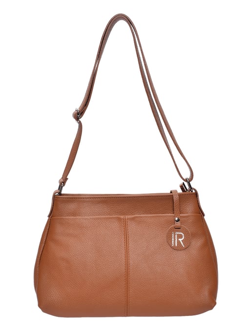 Isabella Rhea Brown Rundleer Tas - Image 1