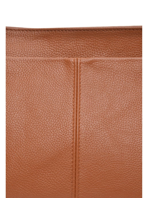 Isabella Rhea Brown Rundleer Tas - Image 3