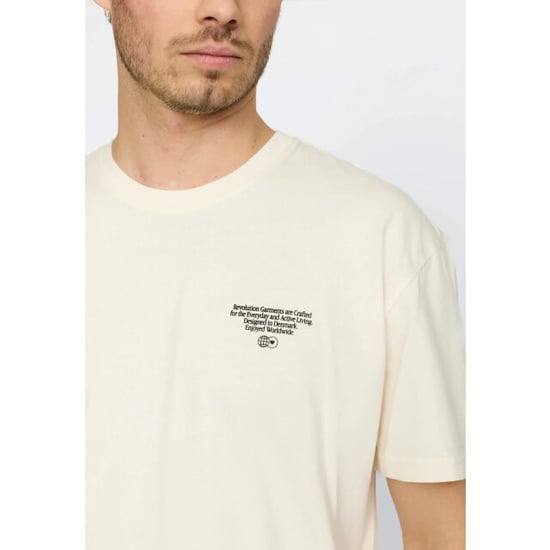 Revolution Printed t-shirt off white - Image 4