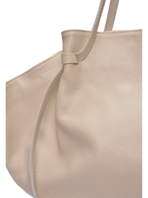 Roberta M Beige Rundleer Tas - Image 3