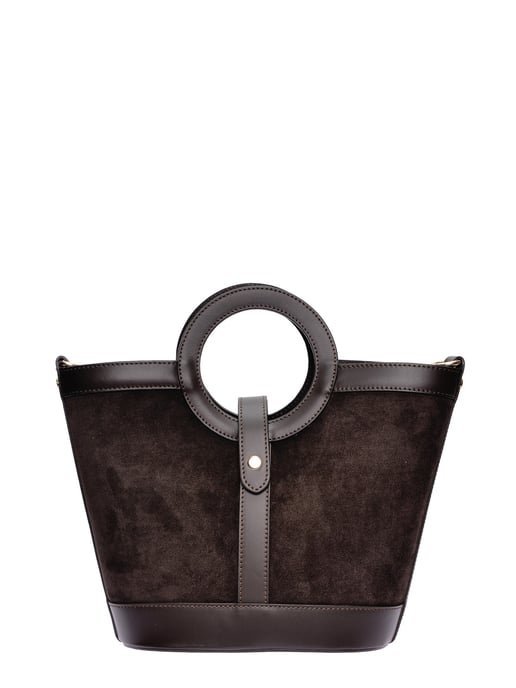 Anna Luchini Maroon Leather Bag - Image 1