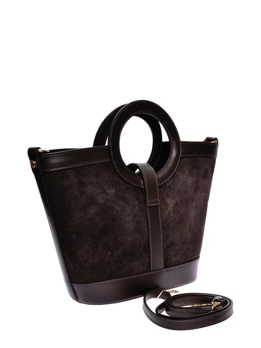 Anna Luchini Maroon Leather Bag - Image 2