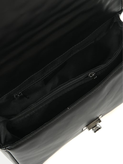 Isabella Rhea Zwart Rundleer Tas - Image 4
