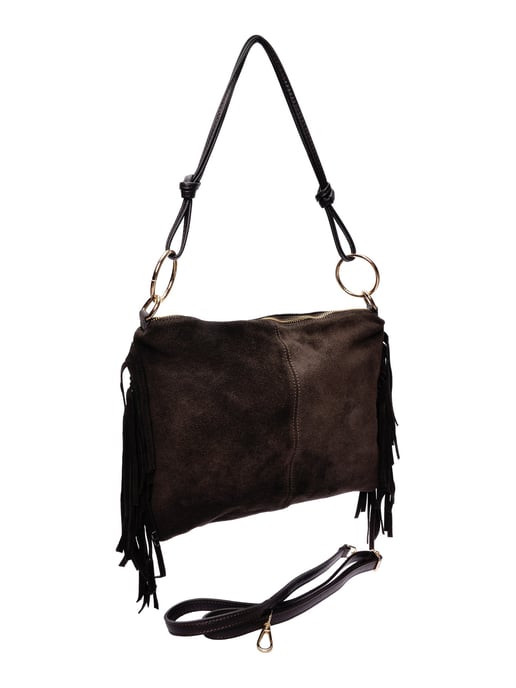 Isabella Rhea Bordeauxrood Rundleer Tas - Image 2