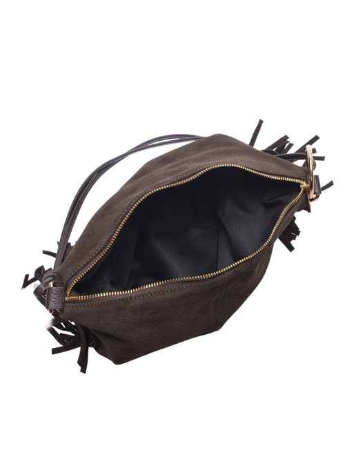 Isabella Rhea Bordeauxrood Rundleer Tas - Image 4