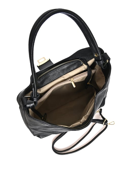 Roberta M Zwart Rundleer Tas - Image 4