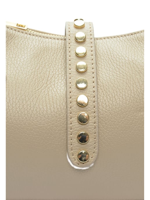 Anna Luchini Beige Rundleer Tas - Image 3