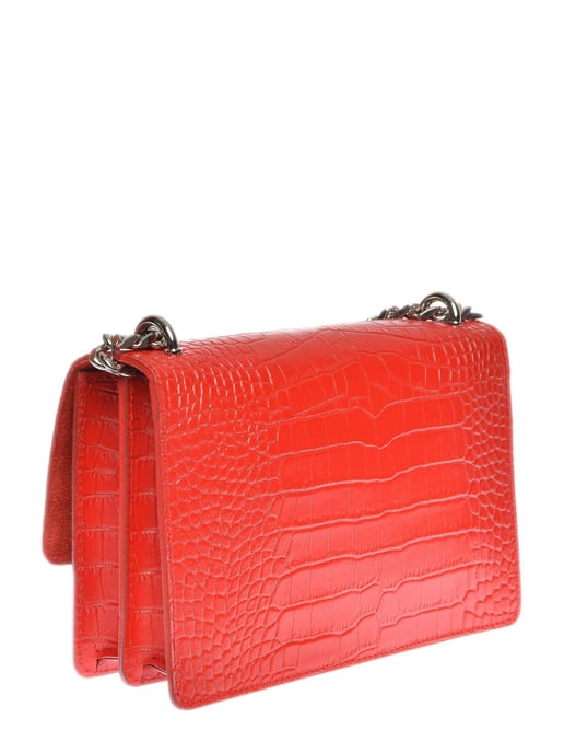 Luisa Vannini Rood Rundleer Tas - Image 2