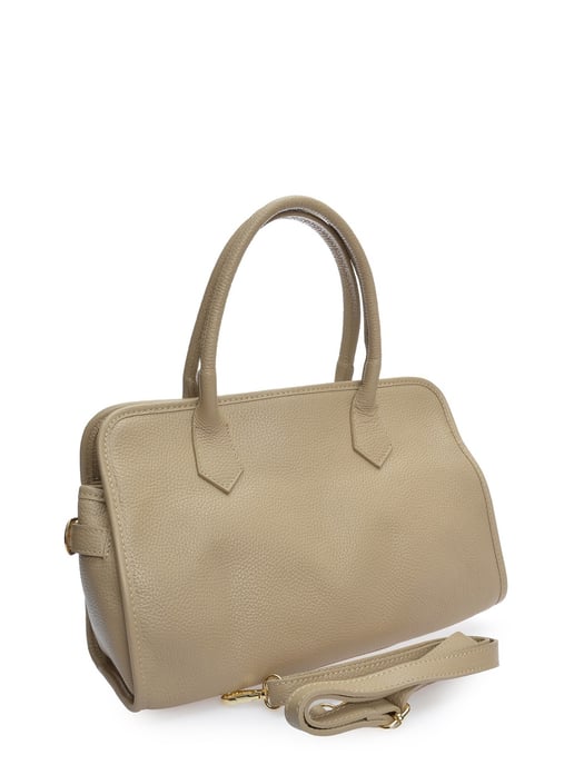Anna Luchini Beige Rundleer Tas - Image 2