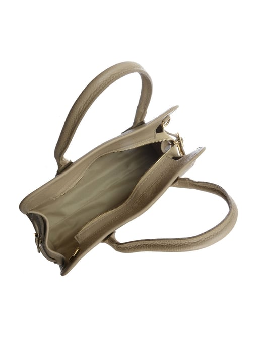 Anna Luchini Beige Rundleer Tas - Image 4