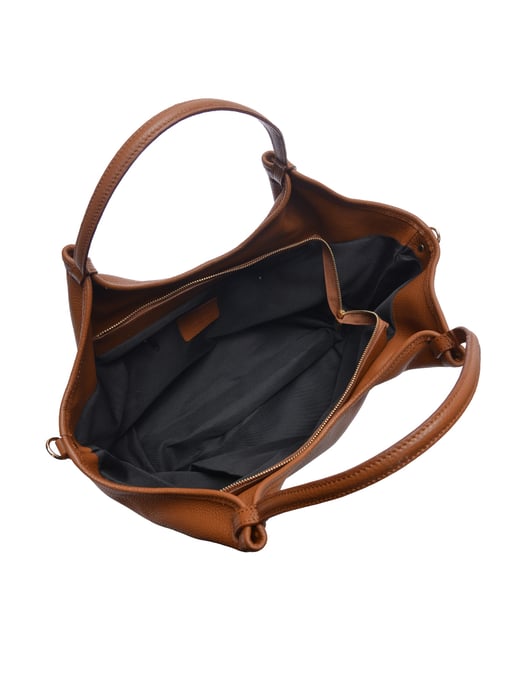 Isabella Rhea Brown Rundleer Tas - Image 4