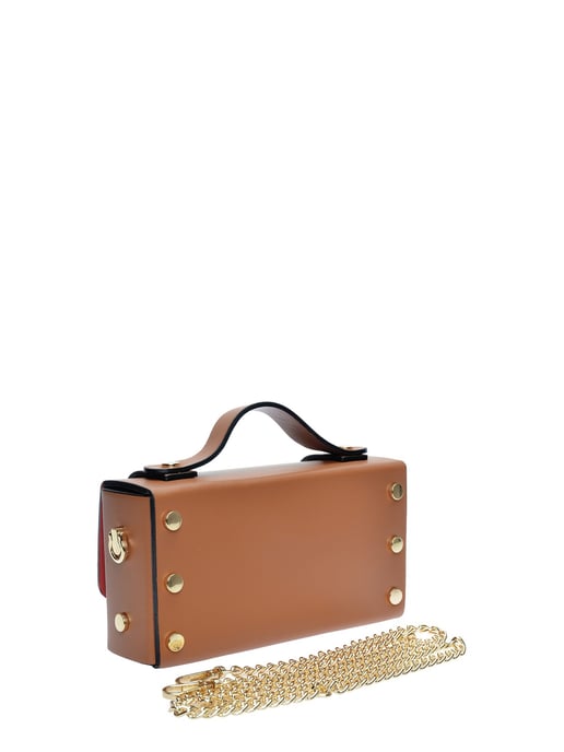 Isabella Rhea Brown Rundleer Tas - Image 2