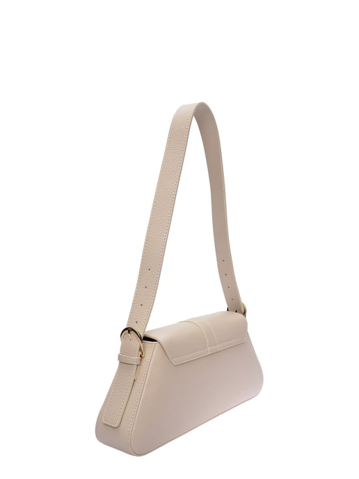 Roberta M Beige Rundleer Tas - Image 2