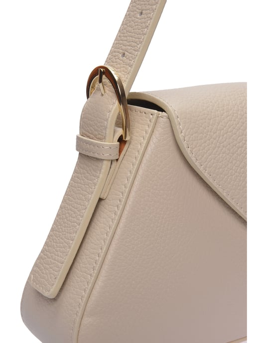 Roberta M Beige Rundleer Tas - Image 3