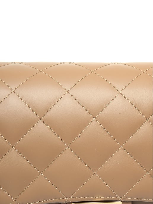 Isabella Rhea Beige Rundleer Tas - Image 3