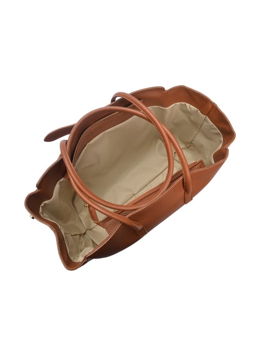 Isabella Rhea Brown Rundleer Tas - Image 4