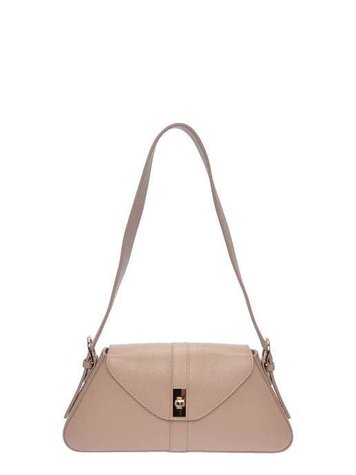 Roberta M Beige Rundleer Tas - Image 1
