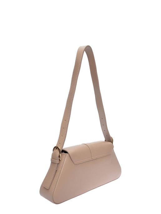 Roberta M Beige Rundleer Tas - Image 2