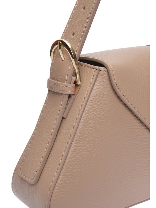 Roberta M Beige Rundleer Tas - Image 3