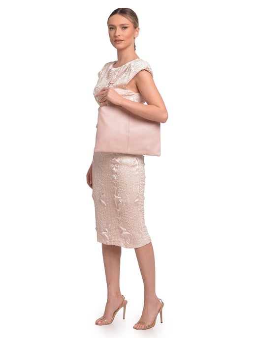 Luisa Vannini Rose Rundleer Tas - Image 5