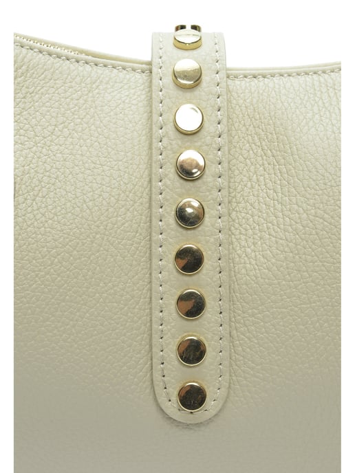 Anna Luchini Beige Rundleer Tas - Image 3