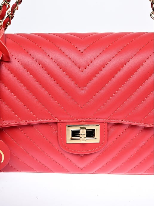 Roberta M Rood Rundleer Tas - Image 3