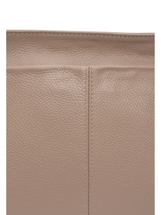 Isabella Rhea Beige Rundleer Tas - Image 3
