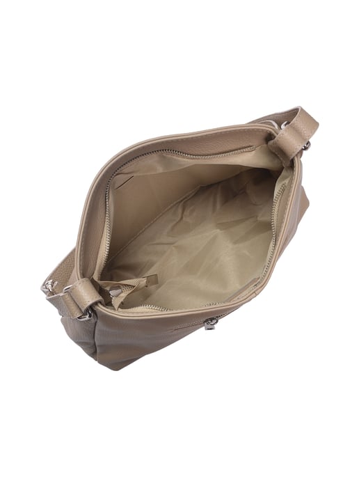 Isabella Rhea Beige Rundleer Tas - Image 4