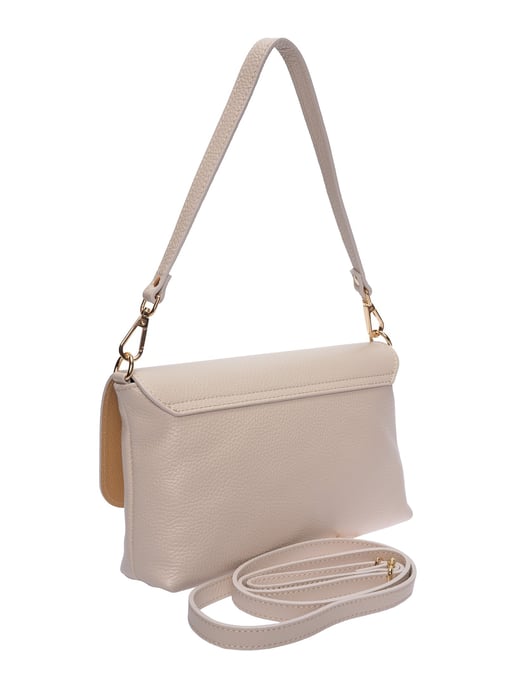 Roberta M Beige Rundleer Tas - Image 2