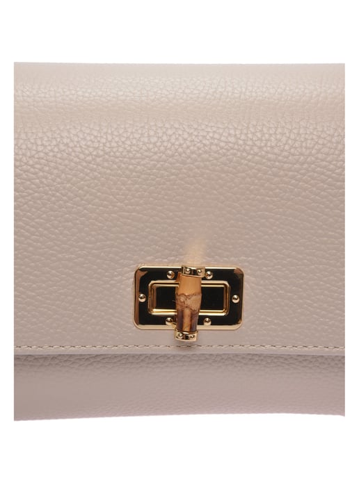 Roberta M Beige Rundleer Tas - Image 3