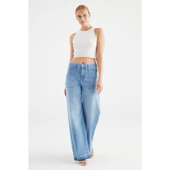 C.O.J. Denim High waist wide leg fancy bottom - Image 4