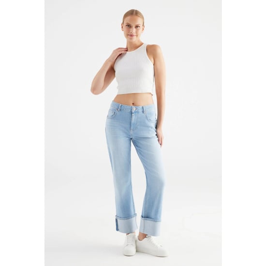 C.O.J. Denim Mid waist straight light blue - Image 5