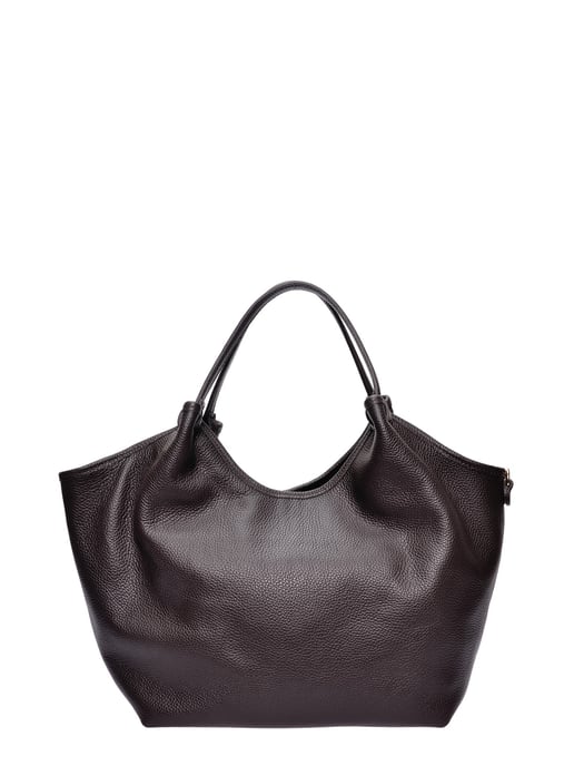 Isabella Rhea Bordeauxrood Rundleer Tas - Image 1
