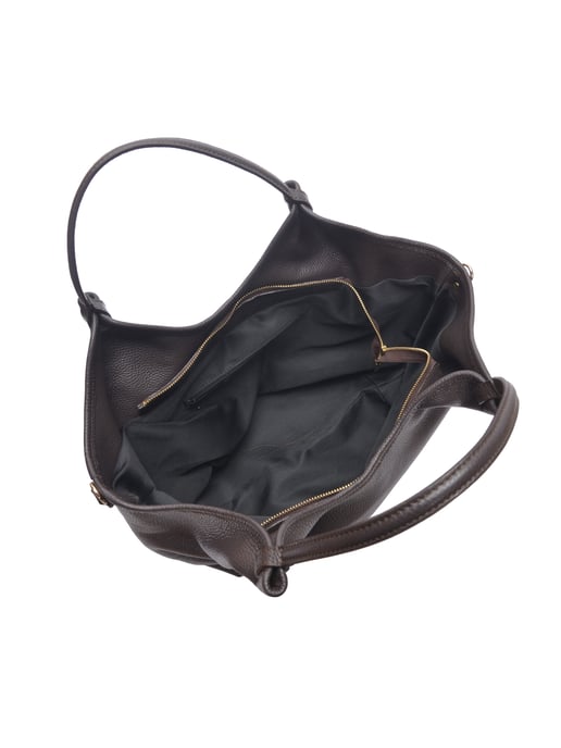 Isabella Rhea Bordeauxrood Rundleer Tas - Image 4