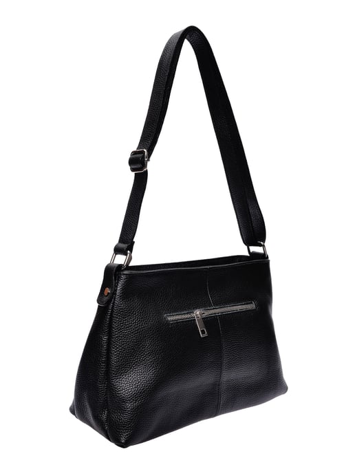 Isabella Rhea Zwart Rundleer Tas - Image 2