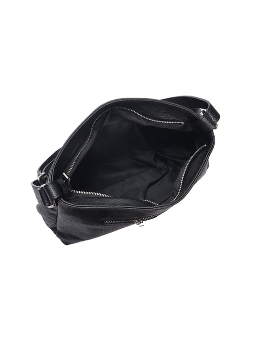 Isabella Rhea Zwart Rundleer Tas - Image 4