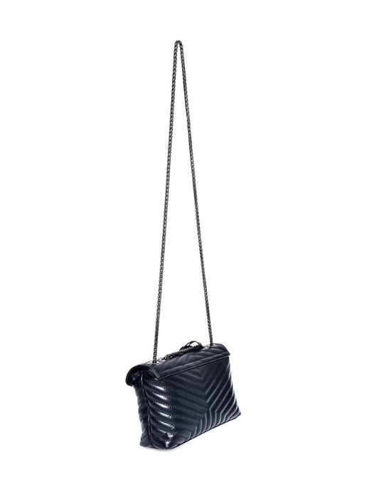 Luisa Vannini Zwart Rundleer Tas - Image 2