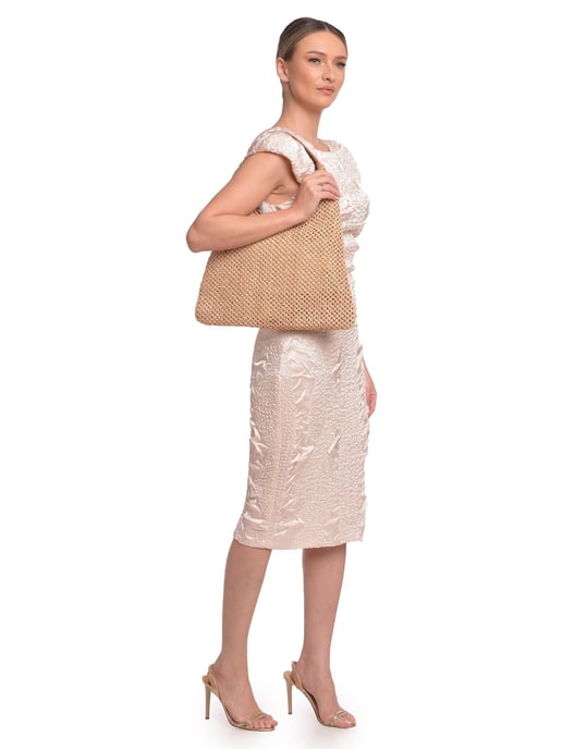 Luisa Vannini Brown Leather Bag - Image 5