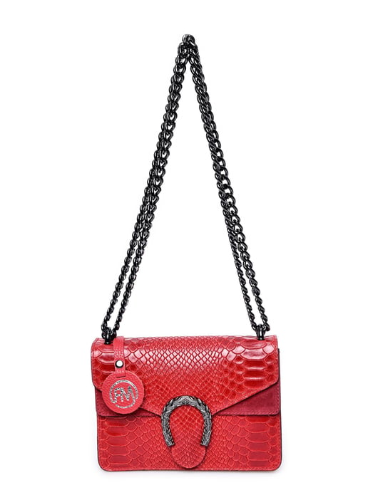 Roberta M Rood Rundleer Tas - Image 1