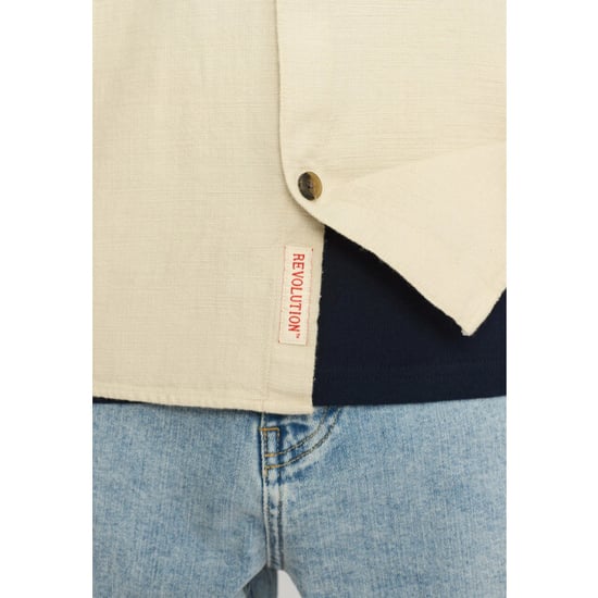 Revolution Casual shirt off white - Image 6