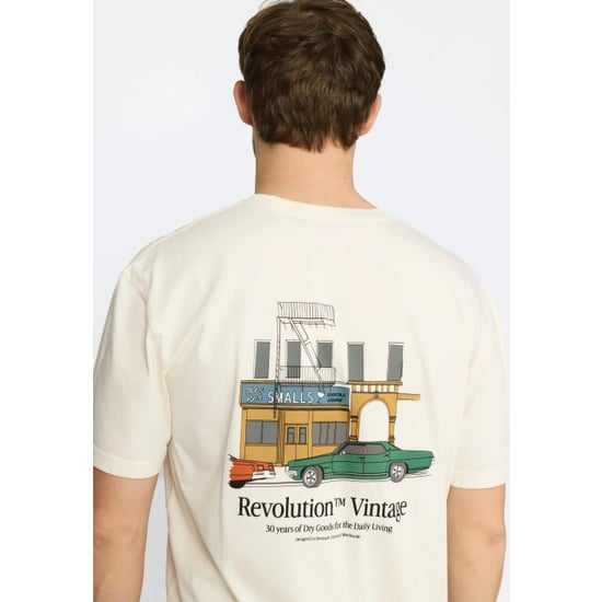 Revolution Printed t-shirt off white - Image 4
