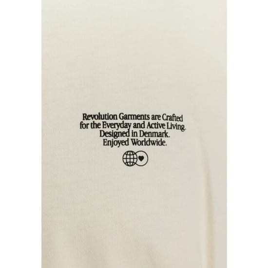 Revolution Printed t-shirt off white - Image 5