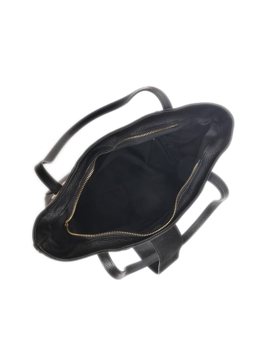 Isabella Rhea Zwart Rundleer Tas - Image 4