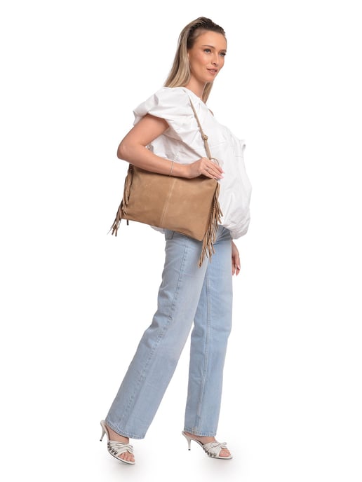 Isabella Rhea Beige Koläder - Image 5