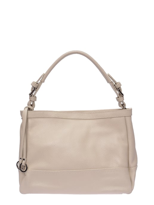Roberta M Beige Rundleer Tas - Image 1