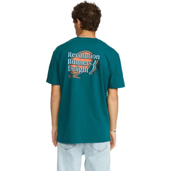 Revolution Printed t-shirt dark petrol - Image 2