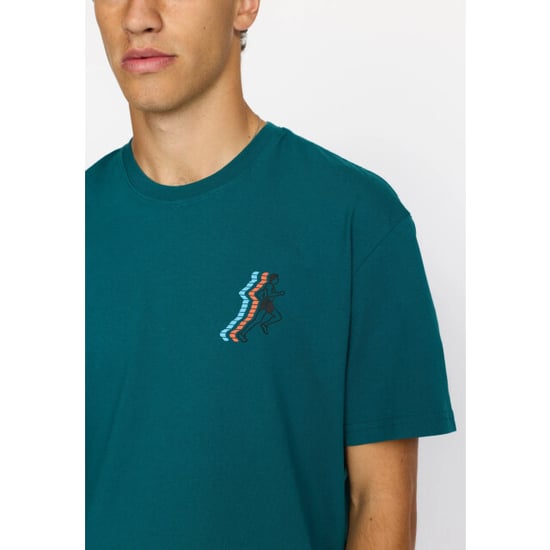 Revolution Printed t-shirt dark petrol - Image 3