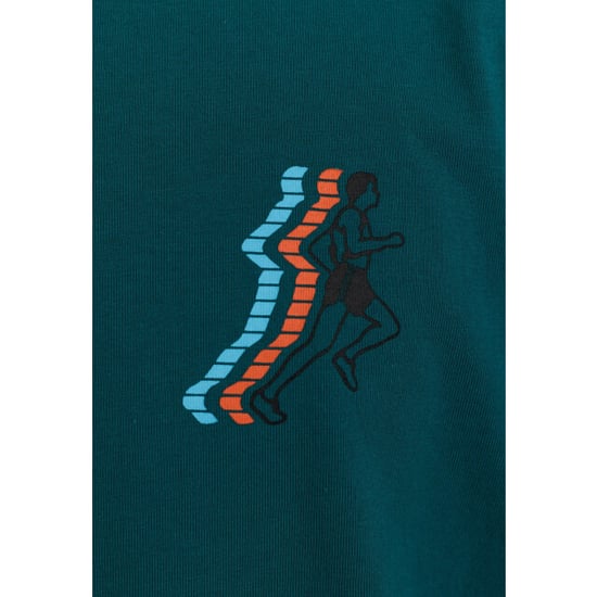 Revolution Printed t-shirt dark petrol - Image 4