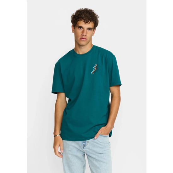 Revolution Printed t-shirt dark petrol - Image 5