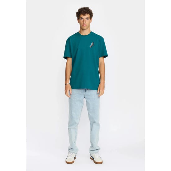 Revolution Printed t-shirt dark petrol - Image 6